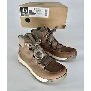 Oboz Women's Cedar Mid Insulated B-Dry Hiking Boots- Morel Brown- Size 8.5